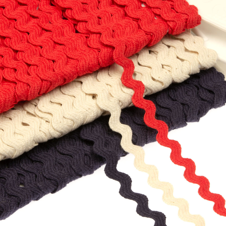 Ric-Rac Cotton Trim - 10mm