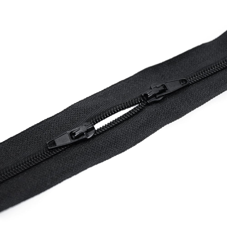 Continuous Zip - 3mm Make-A-Zipper DIY Pack w Zipper Pulls