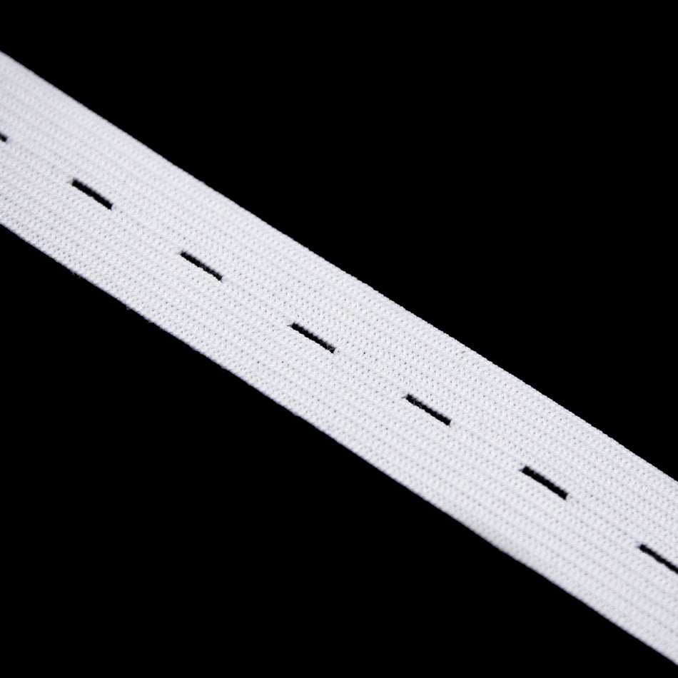 Braided Buttonhole Elastic - 20mm