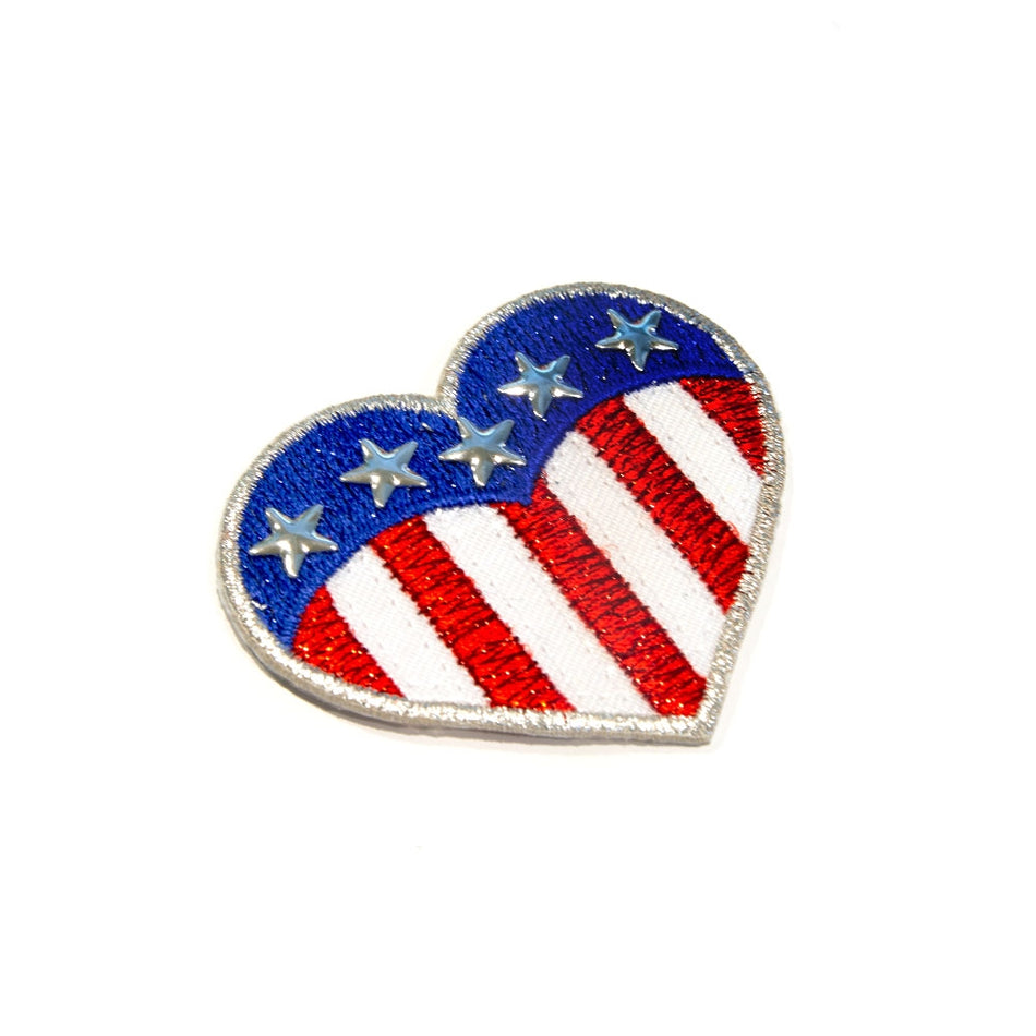 USA Sequin & Beaded Motif