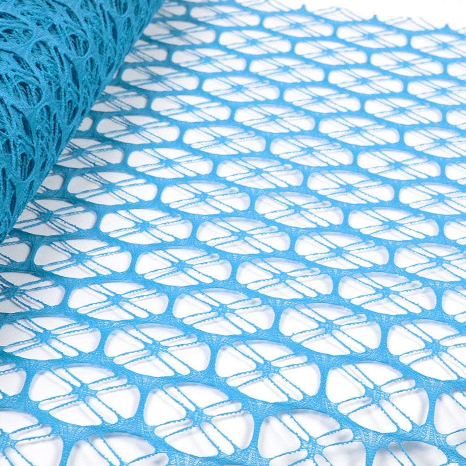 Oval Weave Veiling / Netting Mesh w Criss-Cross - 48cm / 19"