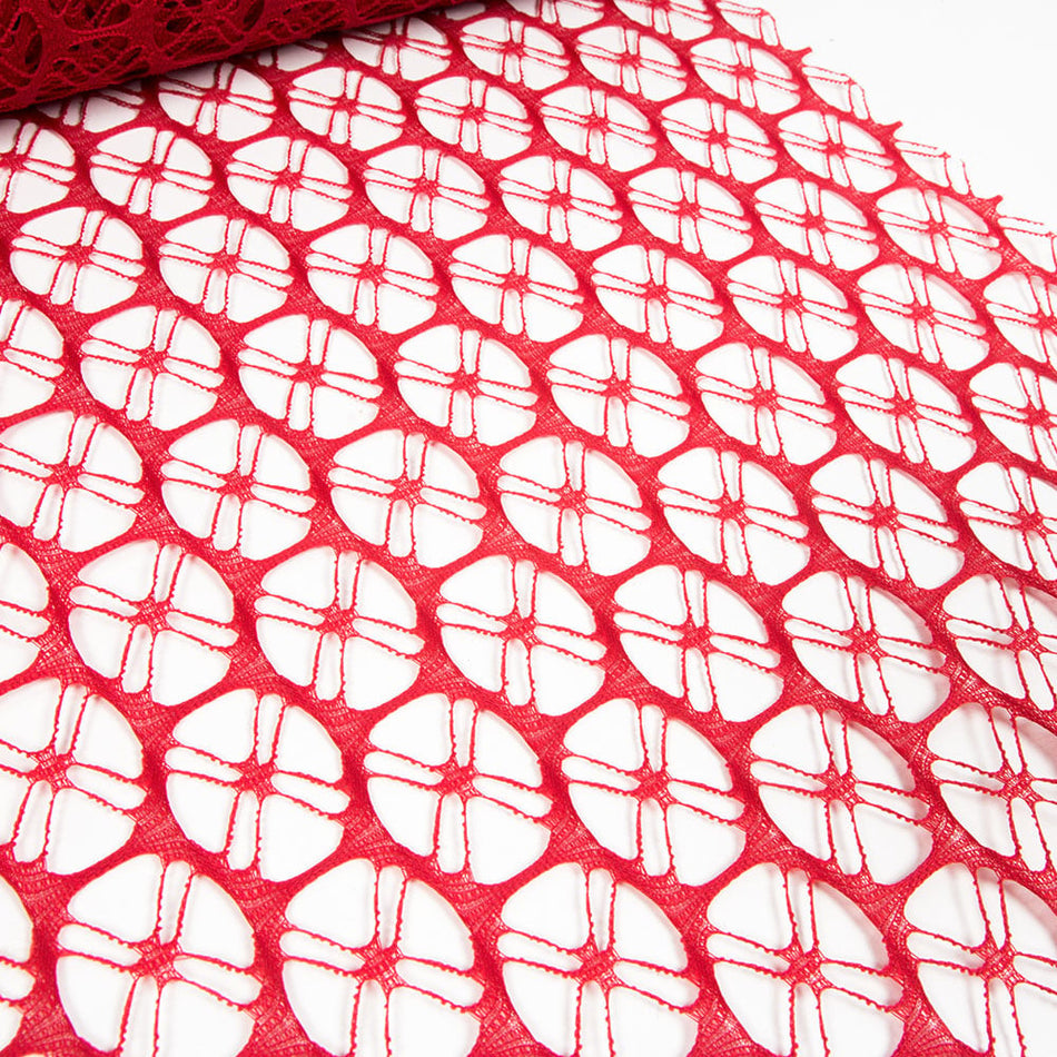 Oval Weave Veiling / Netting Mesh w Criss-Cross - 48cm / 19"