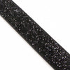 Velvet Elasticated Stretch Ribbon w Glitter - 16mm