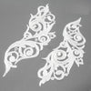 Vintage Swirl Guipure Lace Motif (Pair)