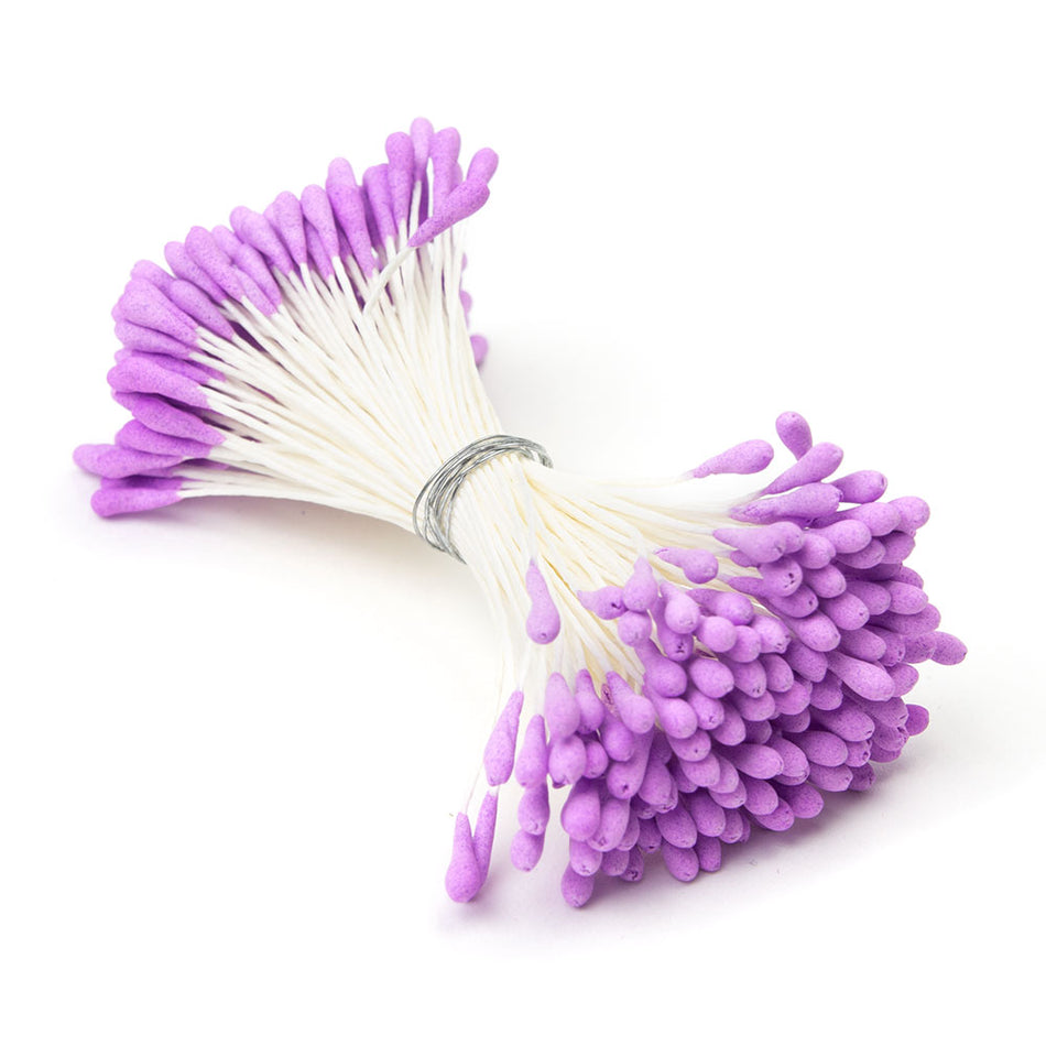 Flower Vintage Style Petite Stamens - Matte Finish