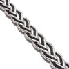 Lurex Woven Plaited Braid