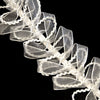 Organza Ribbon Stretch Trim w Braided Loop