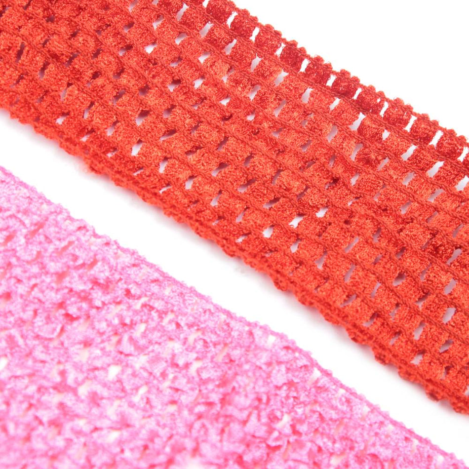 Crochet Head & Waist Elastic Band Trim  7cm / 2.75"