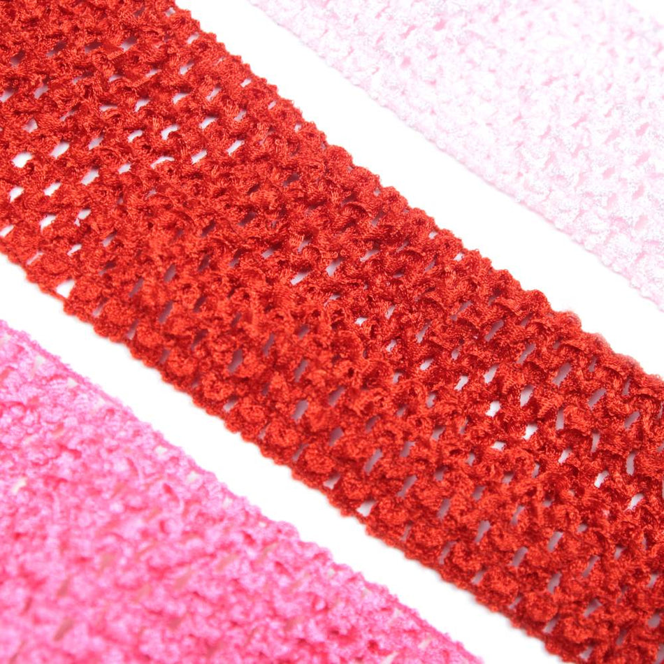 Crochet Head & Waist Elastic Band Trim  7cm / 2.75"