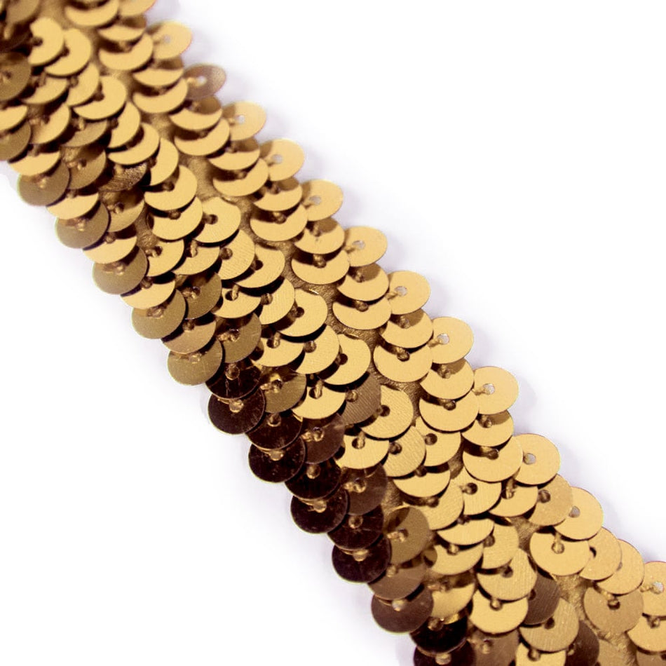 3-Row Stretch Sequin Trim