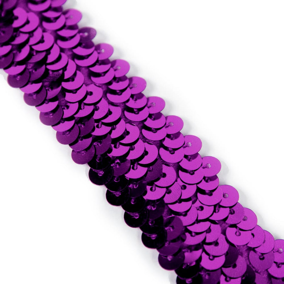 3-Row Stretch Sequin Trim